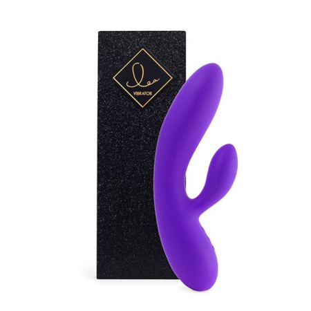 фото Гибкий вибратор кролик с двумя моторами FeelzToys Lea Rabbit Vibrator Medium Purple